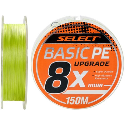 Шнур Select Basic PE 8x 150м (светло-зелёный) #0.6/0.10мм 12Lb/5.5кг 1870.31.37