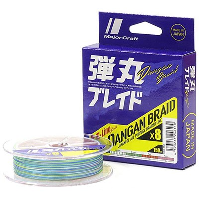 Шнур Major Craft 150м X8 DB8-150MC #1.5/0.19мм 30lb/12.3кг DB8-150/1.5MC