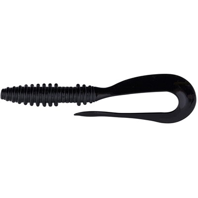 Силикон Keitech Mad Wag Mini 2.5" #001S Black WG25001S