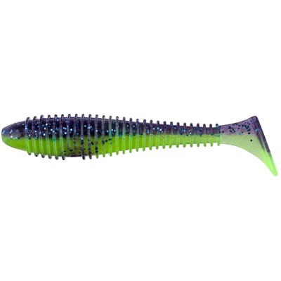 Силикон Keitech Swing Impact FAT 4.3" #PAL06T Violet Lime Belly SF43PAL06T