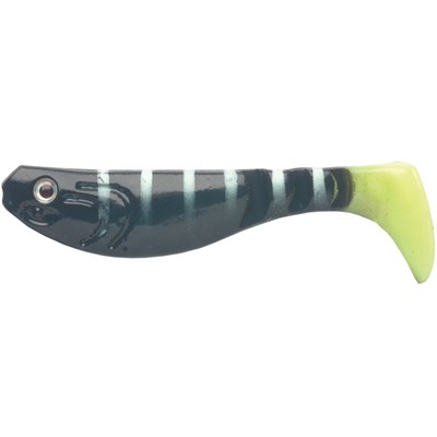 Силикон WAKE FLEXFISH 3.0" (6 шт/уп) #NEON BLACK PERCH 530 WKFF30530