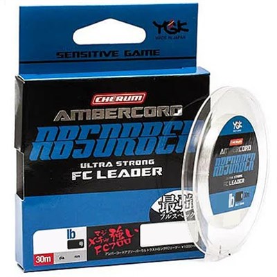 Флюорокарбон YGK Ambercord Absober Ultra Strong FC Leader 30м #1.5/0.205мм 7.8lb N22015