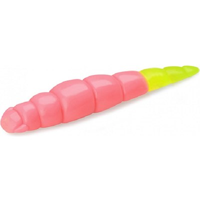 Силикон FishUp Yochu (Cheese) 1.7" (8шт в уп.) #133 - Bubble Gum/Hot Chartreuse FUYocCh17133