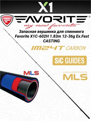 Вершинка Favorite X1C TIP-602H Casting 1693.35.72