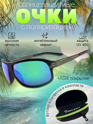 Очки Select FSN1-MBB-GR + ASL покрытие (В твердом кофре с микрофиброй) 1870.38.66