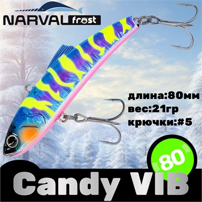 Воблер Narval Frost Candy (Vib) 80 21гр #020-Wavy Parrot NFLCV80020