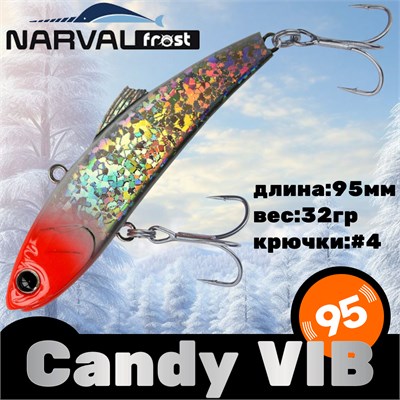 Воблер Narval Frost Candy (Vib) 95 32гр #012-Red Head NFLCV95012