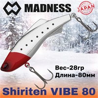 Воблер Madness (Vib) Shiriten Vibe 80мм 28гр #NT01-Red Head Night Sardine MDVB80NT01