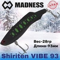 Воблер Madness (Vib) Shiriten Vibe 93мм 28гр #R02-Matte Black Yamame MDVB93R02