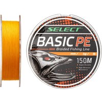 Шнур Select Basic PE 4x 150м (оранжевый) #1.2/0.16мм 18Lb/8.3кг 1870.27.74