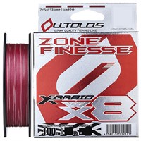 Шнур YGK X-Braid OLLTLOS PE WX8 Zone Finesse 100м #0.8/0.148мм 16lb/7.2кг X03108
