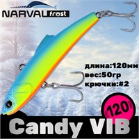 Воблер Narval Frost Candy (Vib) 120 50гр #004-Blue Back Chartreuse NFLCV120004