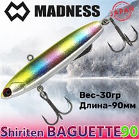 Воблер Madness (Vib) Shiriten Baguette 90мм 30гр #T05-Ginpun Rainbow MDBG90T05