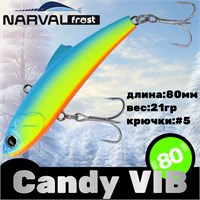 Воблер Narval Frost Candy (Vib) 80 21гр #004-Blue Back Chartreuse NFLCV80004