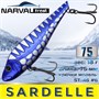 Воблер Narval Frost Sardelle (Vib) 75мм 18гр #048-Ink/Silver NFLSD75048