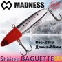 Воблер Madness (Vib) Shiriten Baguette 80мм 28гр #NT01/73-Red Head Night Sardine MDBG80NT01/73