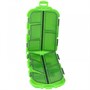 Коробка рыболовная Meiho Fly Box FB-10 Akiokun Green 97x65x30мм MH-FB-10-Green