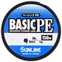 Шнур Sunline BASIC PE4 150м (Dark Green) #0.8/0.153мм 12lb/6.0кг 63045138