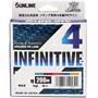 Шнур Sunline INFINITIVE (4braid) 200м (5C) #1.0/0.171мм 18lb/8.2кг 60092854