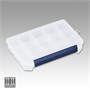 Коробка рыболовная Meiho Micro Rib System 800ND Clear 205x145x40мм MH-800ND-Clear