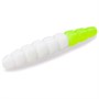 Силикон FishUp Morio 1.2" (12шт в уп.) #131 - White/Hot Chartreuse FUMO12131