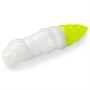 Силикон FishUp Pupa (Cheese) 1.2" (10шт в уп.) #131 - White/Hot Chartreuse FUPUCh12131