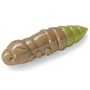 Силикон FishUp Pupa (Cheese) 1.5" (8шт в уп.) #137 - Coffee Milk/Light Olive FUPUCh15137
