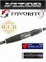 Спиннинг Favorite Vizor VZR-602L 1.83m 2-10g Mod.Fast 1693.01.57