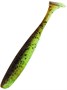 Силикон Keitech Easy Shiner 5.0" #401T Green Pumpkin Chartreuse ES50401T